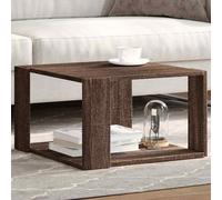 vidaXL Coffee Table Brown Oak 51.5x51.5x30 cm Engineered Wood