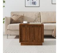 vidaXL Coffee Table Brown Oak 51x50x44 cm Engineered Wood