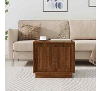 vidaXL Coffee Table Brown Oak 51x50x44 cm Engineered Wood UK HOT