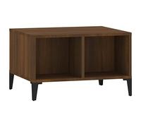 vidaXL Coffee Table Brown Oak 60x50x36.5 cm Engineered Wood Accent End