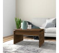 vidaXL Coffee Table Brown Oak 68x50x38 cm Engineered Wood