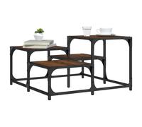 vidaXL Coffee Table Brown Oak 68x68x40 cm Engineered Wood UK