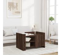 (brown oak, 80 x 50 x 50 cm) vidaXL Coffee Table End Table Accent Side Table Sonoma Oak Engineered Wood