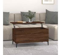 vidaXL Coffee Table Brown Oak 90x44.5x45 cm Engineered Wood