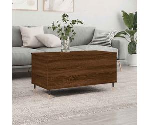 vidaXL Coffee Table Brown Oak 90x44.5x45 cm Engineered Wood