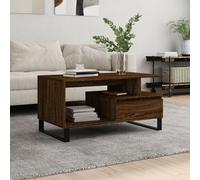 vidaXL Coffee Table Brown Oak 90x49x45 cm Engineered Wood