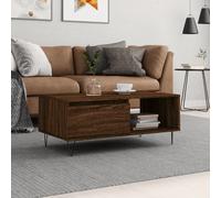 (brown oak) vidaXL Coffee Table Side Table End Accent Telephone Sofa Table Engineered Wood