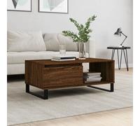 vidaXL Coffee Table Brown Oak 90x50x36.5 cm Engineered Wood