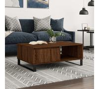 vidaXL Coffee Table Brown Oak 90x60x35 cm Engineered Wood, Brown