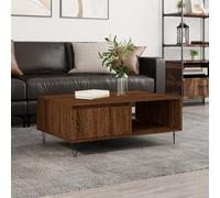 vidaXL Coffee Table Brown Oak 90x60x35 cm Engineered Wood
