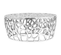 Vidaxl Coffee Table Casted Aluminium 70X30 Cm Silver