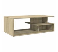 vidaXL Coffee Table, Centre End Table for Living Room Hallway, Accent Console Sofa Table for Decorative, Modern Style, Sonoma Oak Engineered Wood