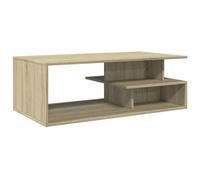 vidaXL Coffee Table, Centre End Table for Living Room Hallway, Accent Console Sofa Table for Decorative, Modern Style, Sonoma Oak Engineered Wood