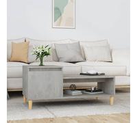 (Concrete grey) vidaXL Coffee Table Engineered Wood Side Sofa Accent Couch Table Multi Colours