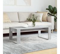 vidaXL Coffee Table Concrete Grey 102x50x35 cm Engineered Wood