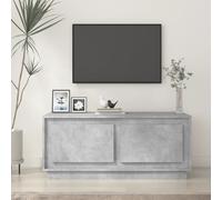 vidaXL Coffee Table Concrete Grey 102x50x44 cm Engineered Wood