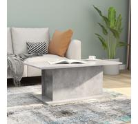 vidaXL Coffee Table Concrete Grey 102x55.5x40 cm Engineered Wood