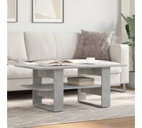 Vidaxl Coffee Table Concrete Grey 102X55X42 Cm Engineered Wood