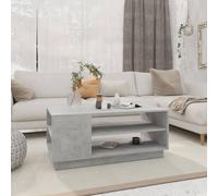 vidaXL Coffee Table Concrete Grey 102x55x43 cm Engineered Wood