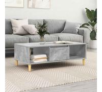 vidaXL Coffee Table Concrete grey 103.5 x 60 x 35 cm Engineered wood