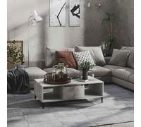 vidaXL Coffee Table Concrete Grey 103.5x60x35 cm Engineered Wood UK