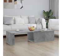 Vidaxl Coffee Table Concrete Grey 150X50X35 Cm Engineered Wood