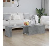 vidaXL Coffee Table Concrete Grey 150x50x35 cm Engineered Wood
