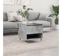 vidaXL Coffee Table Concrete Grey 50x46x50 cm Engineered Wood NEW