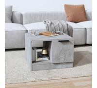 vidaXL Coffee Table Concrete Grey 50x50x36 cm Engineered Wood