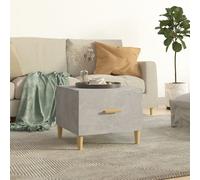 vidaXL Coffee Table Concrete Grey 50x50x40 cm Engineered Wood