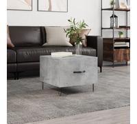 vidaXL Coffee Table Concrete Grey 50x50x40 cm Engineered Wood NEW