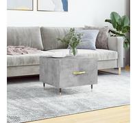 vidaXL Coffee Table Concrete Grey 50x50x40 cm Engineered Wood