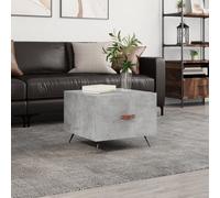vidaXL Coffee Table Concrete Grey 50x50x40 cm Engineered Wood