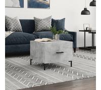 vidaXL Coffee Table Concrete Grey 50x50x40 cm Engineered Wood