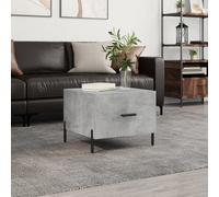 vidaXL Coffee Table Concrete Grey 50x50x40 cm Engineered Wood, Grey