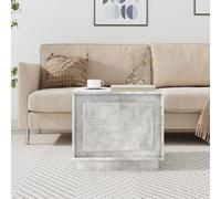 vidaXL Coffee Table Concrete Grey 51x50x44 cm Engineered Wood