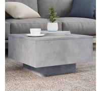 (concrete grey, 55 x 55 x 31 cm) vidaXL Coffee Table Hallway Accent Side Table Sofa End Table Engineered Wood