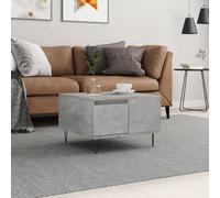 (concrete grey) vidaXL Coffee Table Side Table Sofa Couch Tea Table White Engineered Wood
