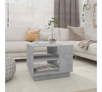 vidaXL Coffee Table Concrete Grey 55x55x43 cm Engineered Wood UK HOT