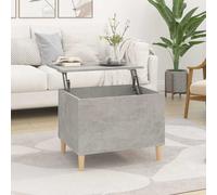 vidaXL Coffee Table Concrete Grey 60x44.5x45 cm Engineered Wood