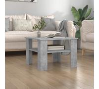 vidaXL Coffee Table Concrete Grey 60x60x42 cm Engineered Wood
