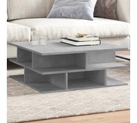 vidaXL Coffee Table Concrete Grey 70x70x29 cm Engineered Wood