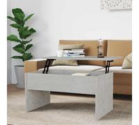 vidaXL Coffee Table Concrete Grey 80x50.5x41.5 cm Engineered Wood