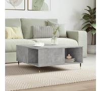 (concrete grey) vidaXL Coffee Table Side Table Sofa Couch Table Smoked Oak Engineered Wood