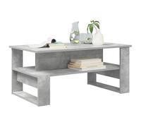 vidaXL Coffee Table Concrete Grey 90 x 50 x 40 cm Engineered Wood, Stylish Living Room Coffee Table, Rectangular Design, Durable Engineered Wood, Spacious Tabletop for Socializing, Modern Style