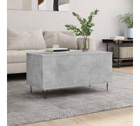 Coffee Table Concrete Grey 90x44.5x45cm Engineered Wood Metal Lift-Top Home Use