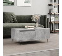 (concrete grey) vidaXL Coffee Table Side Table Sofa Couch Table Brown Oak Engineered Wood