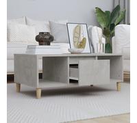 (concrete grey) vidaXL Coffee Table Engineered Wood Centre Accent Side Table Multi Colours