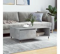 vidaXL Coffee Table Concrete Grey 90x60x35 cm Engineered Wood