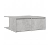 vidaXL Coffee Table Concrete Grey Engineered Wood Couch Center Accent Table